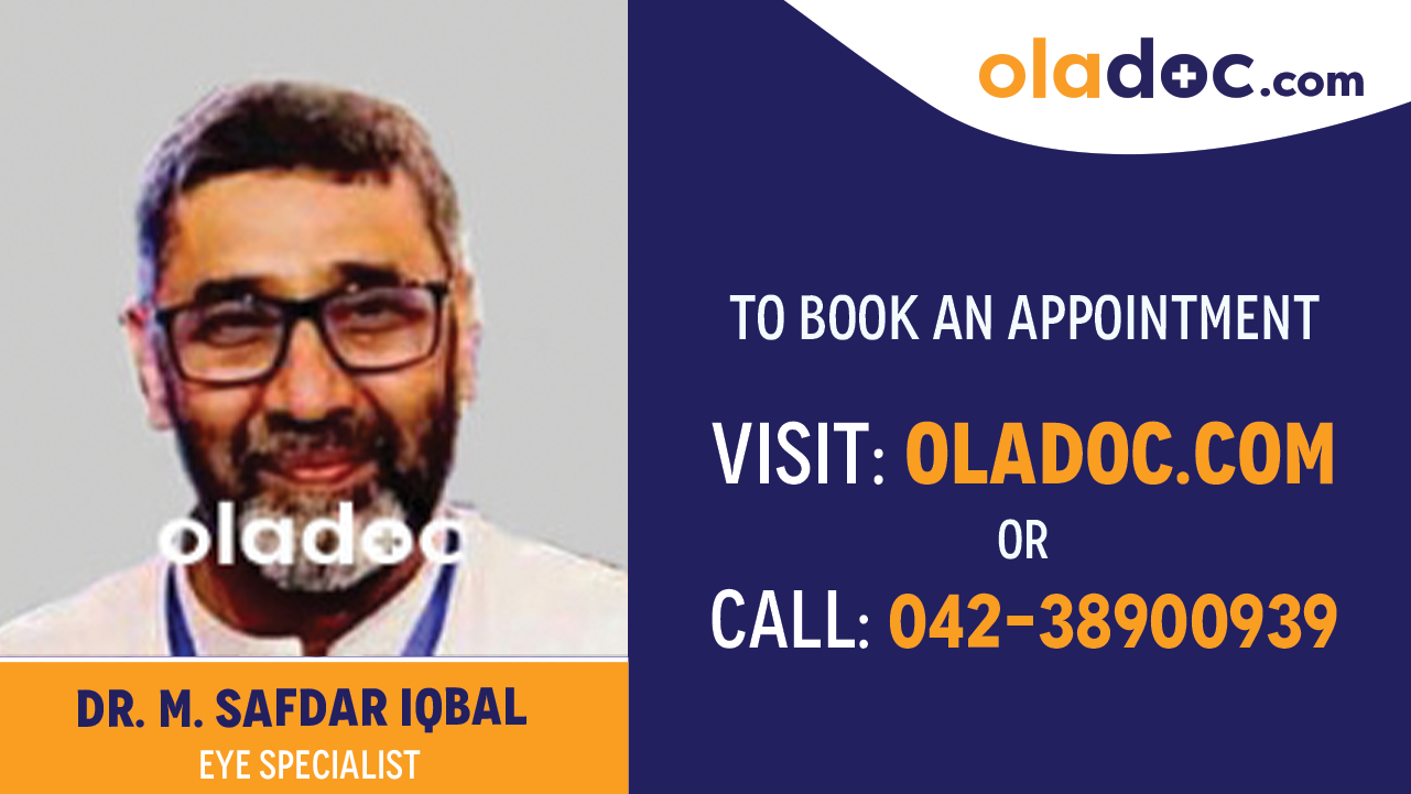 Book appointment with Dr. M. Safdar Iqbal Hashmi-best Eye Specialist in  Multan